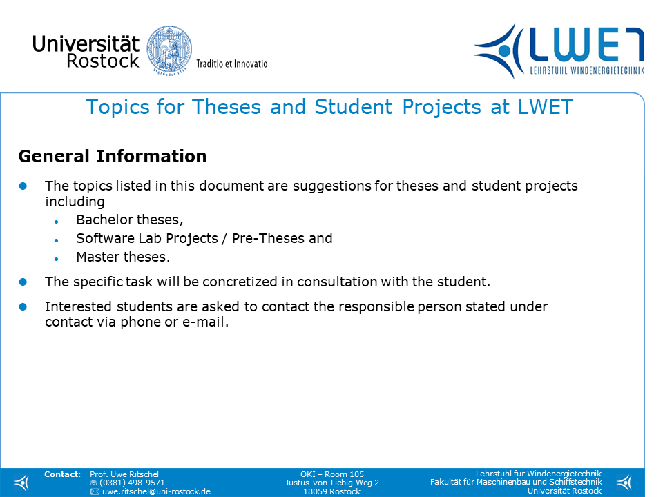 master thesis topics in wind energy